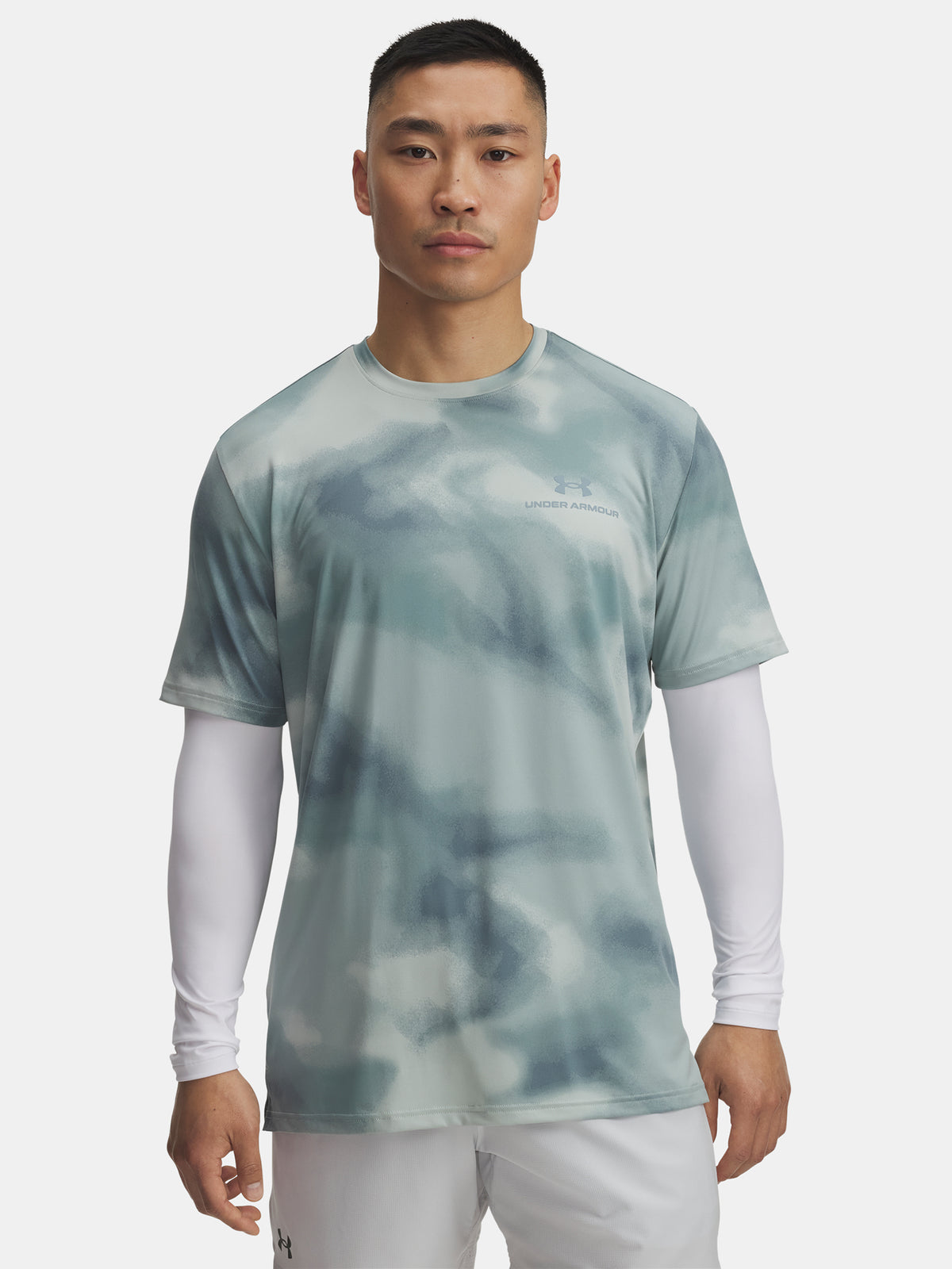 Under Armour Férfi póló Vanish Energy Printed SS-GRN Short
