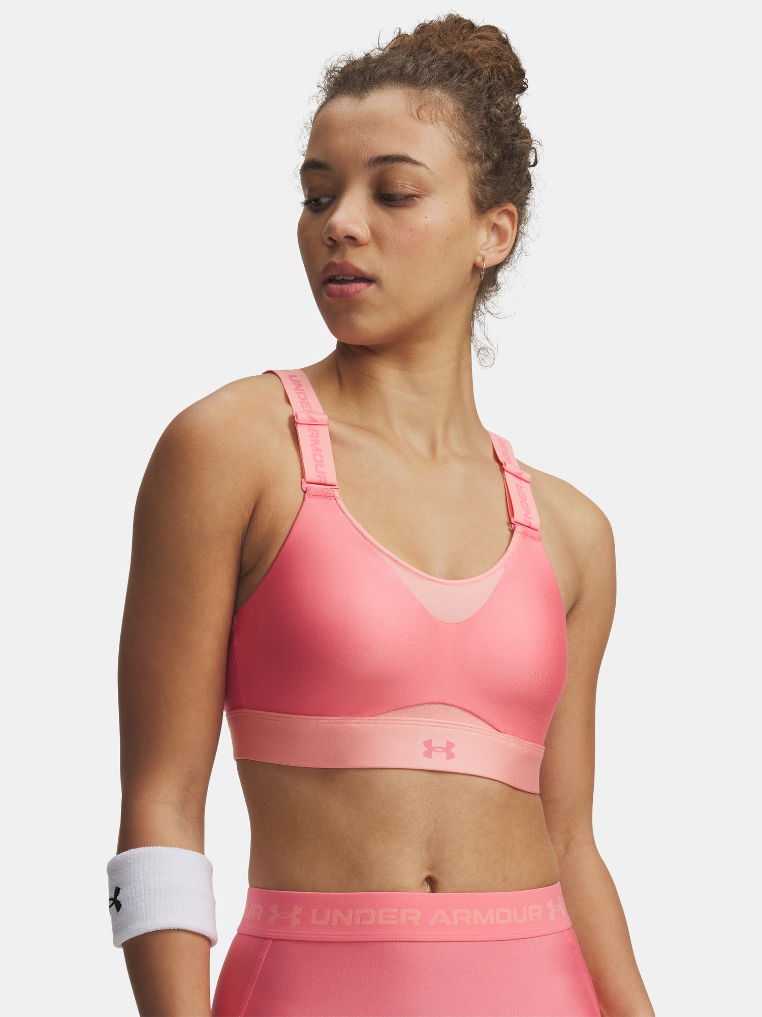 Nõi melltartó Under Armour UA Infinity High 2.0 Bra-PNK