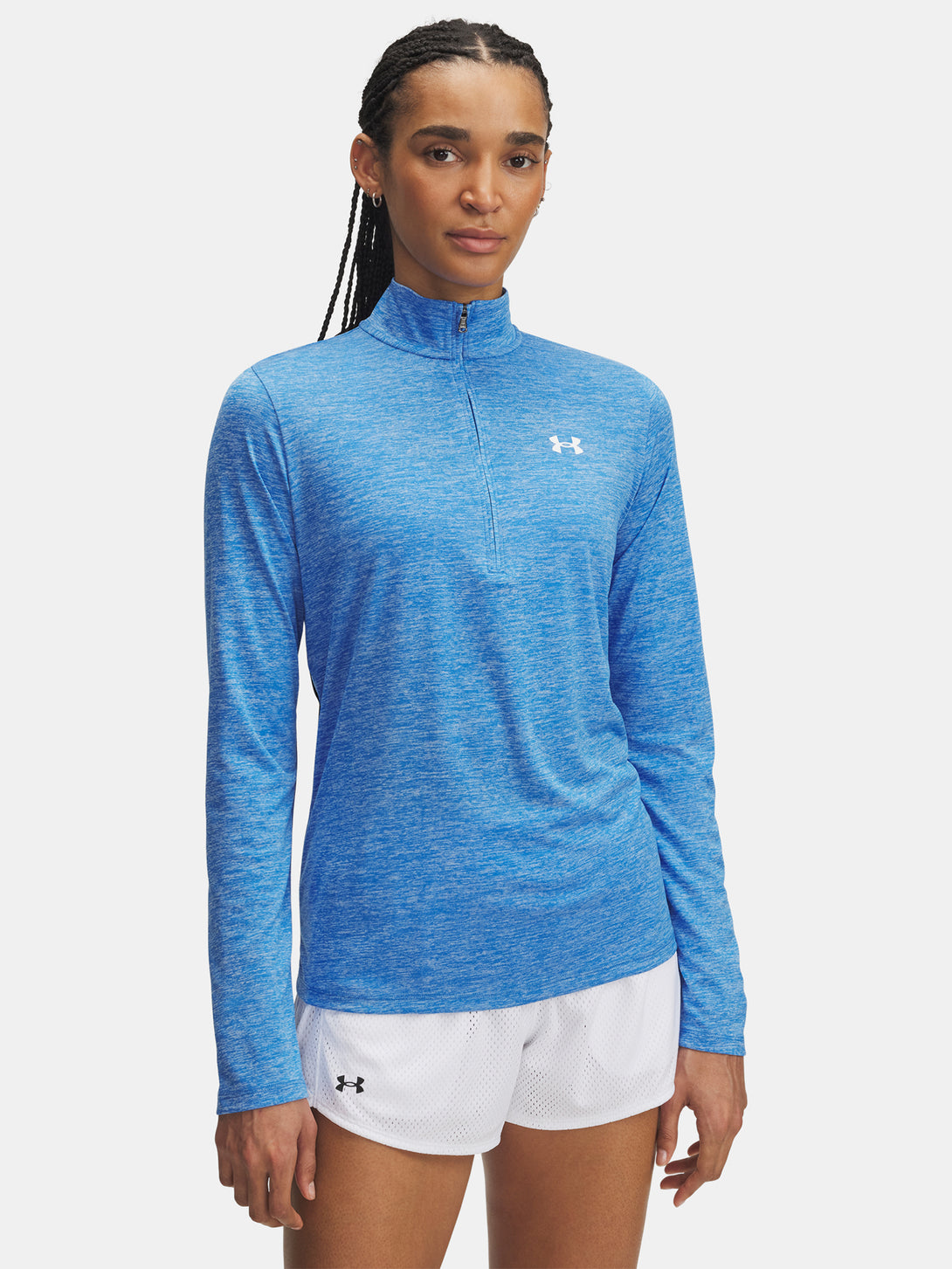 Under Armour Nõi Tech 1/2 Zip- Twist-BLU póló Hosszú ujjú póló