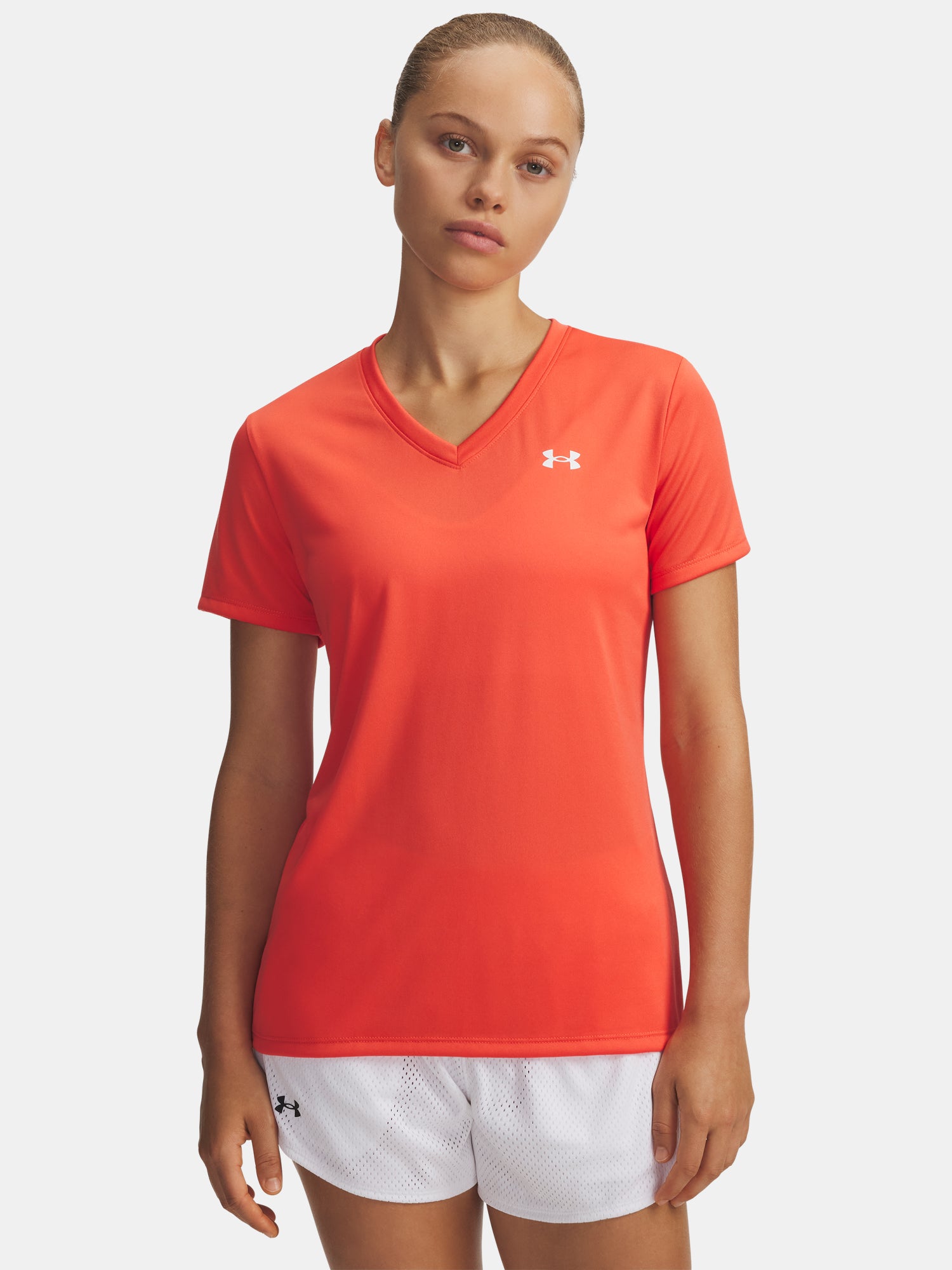 Nõi póló Under Armour Tech SSV- Solid-RED