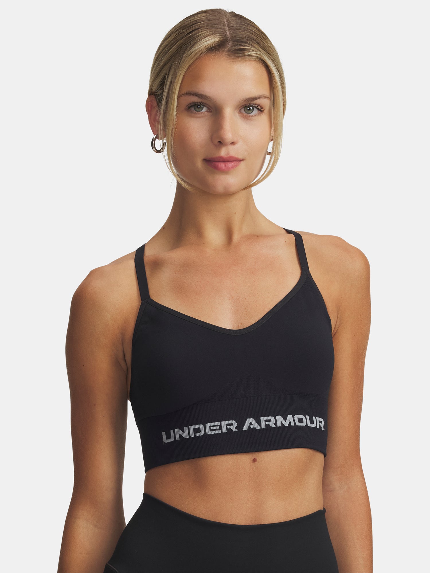 Under Armour Nõi melltartó Vanish Seamless Low Bra-BLK Sportmelltartó