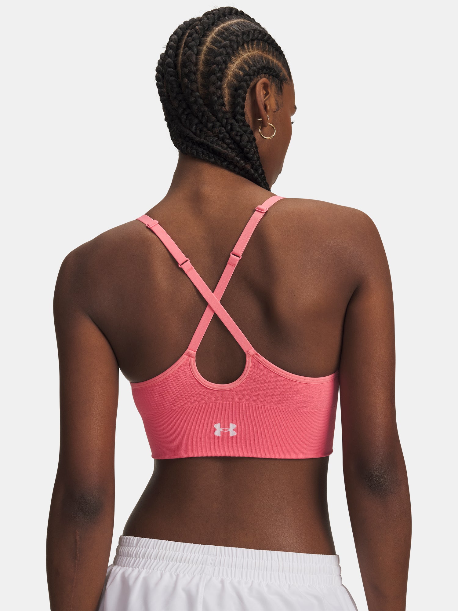 Dámská podprsenka Under Armour Vanish Seamless Low Bra-PNK