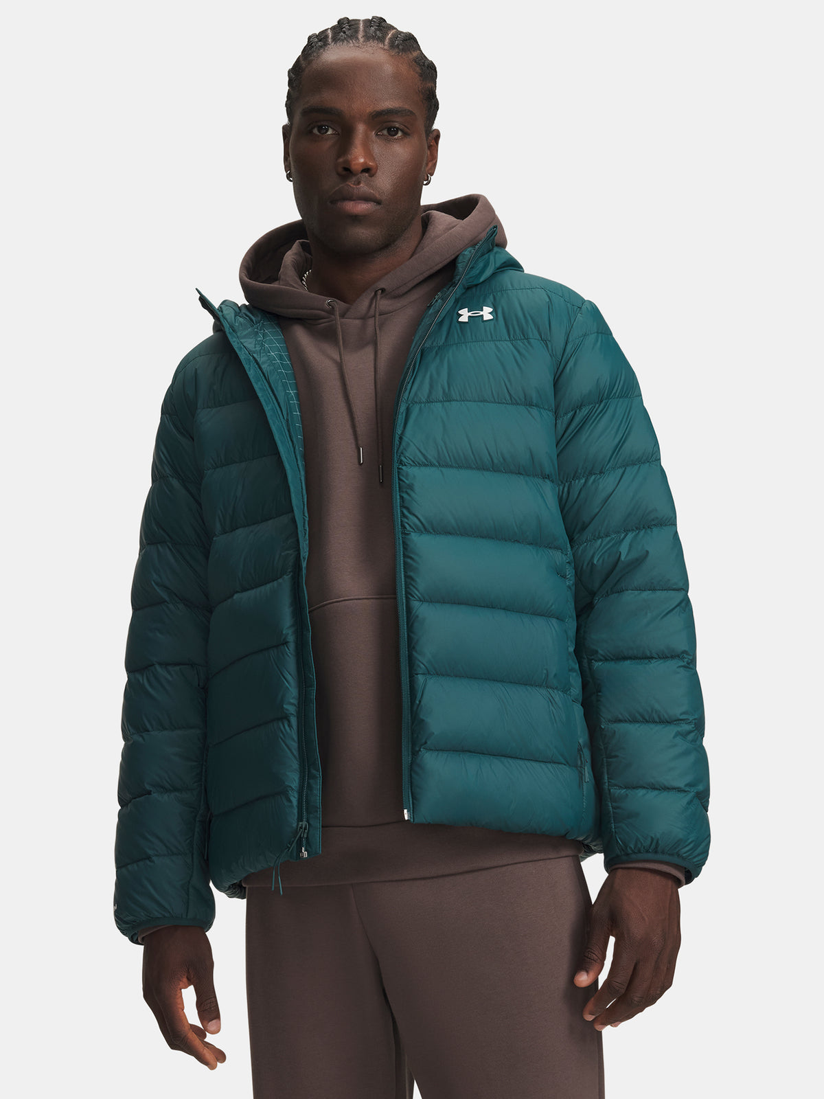 Férfi kabát Under Armour LEGEND DOWN HOODED JACKET