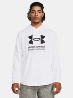 Under Armour Férfi UA Rival Terry Graphic Hood Pulóver fehér