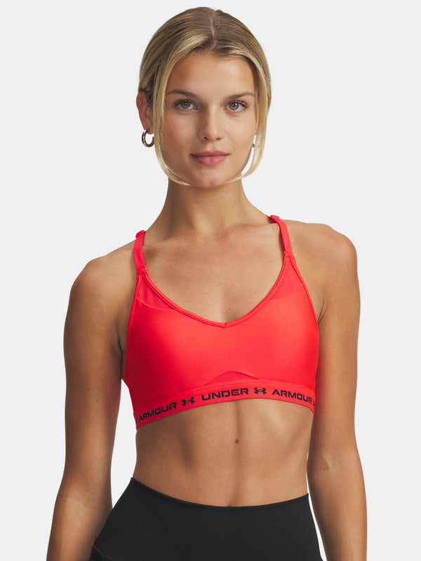 Under Armour Nõi UA Crossback Low Bra-RED melltartó Sportmelltartó