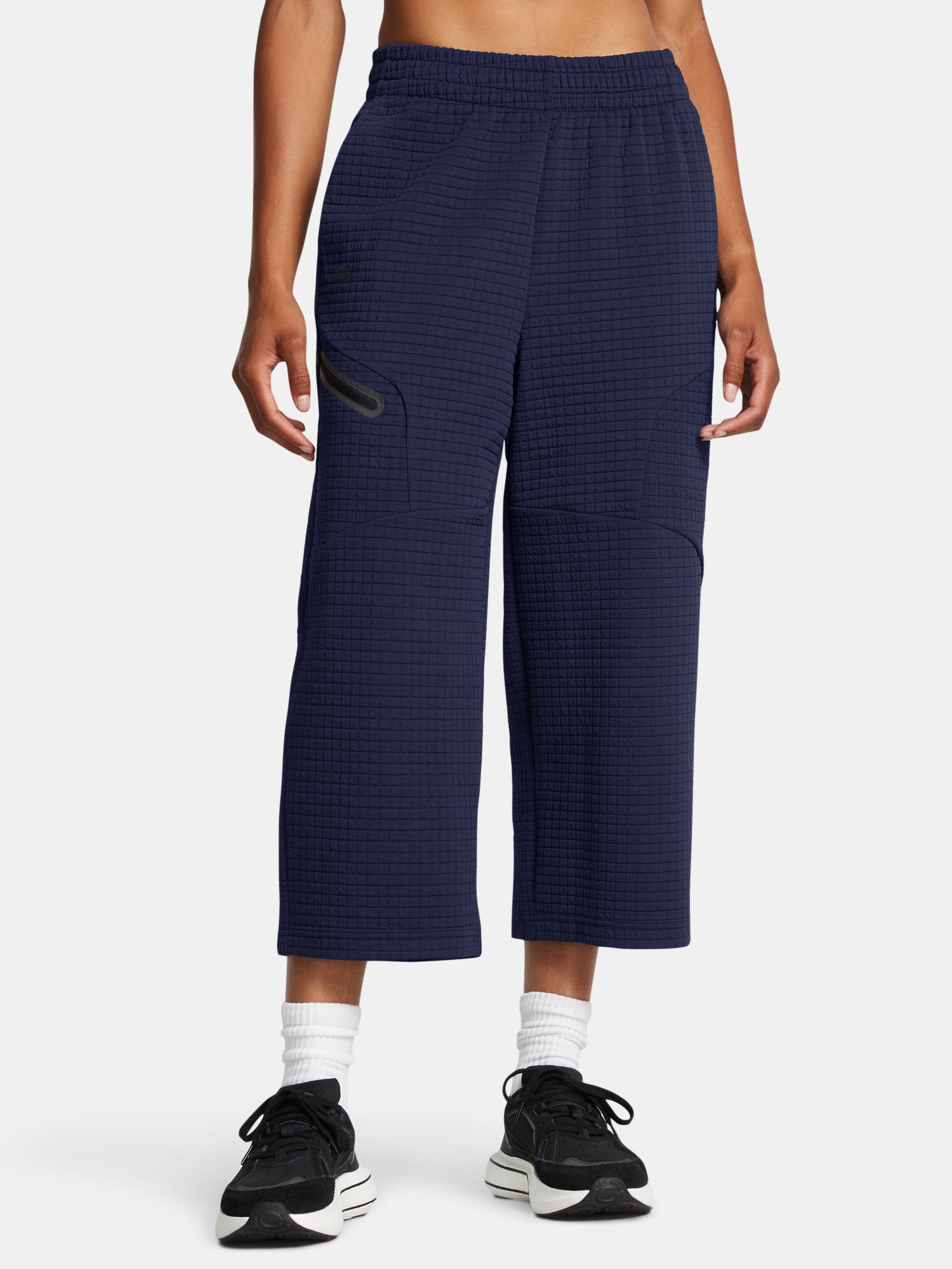 Under Armour Nõi sportnadrág Unstoppable Flc Grid Crop Nadrág