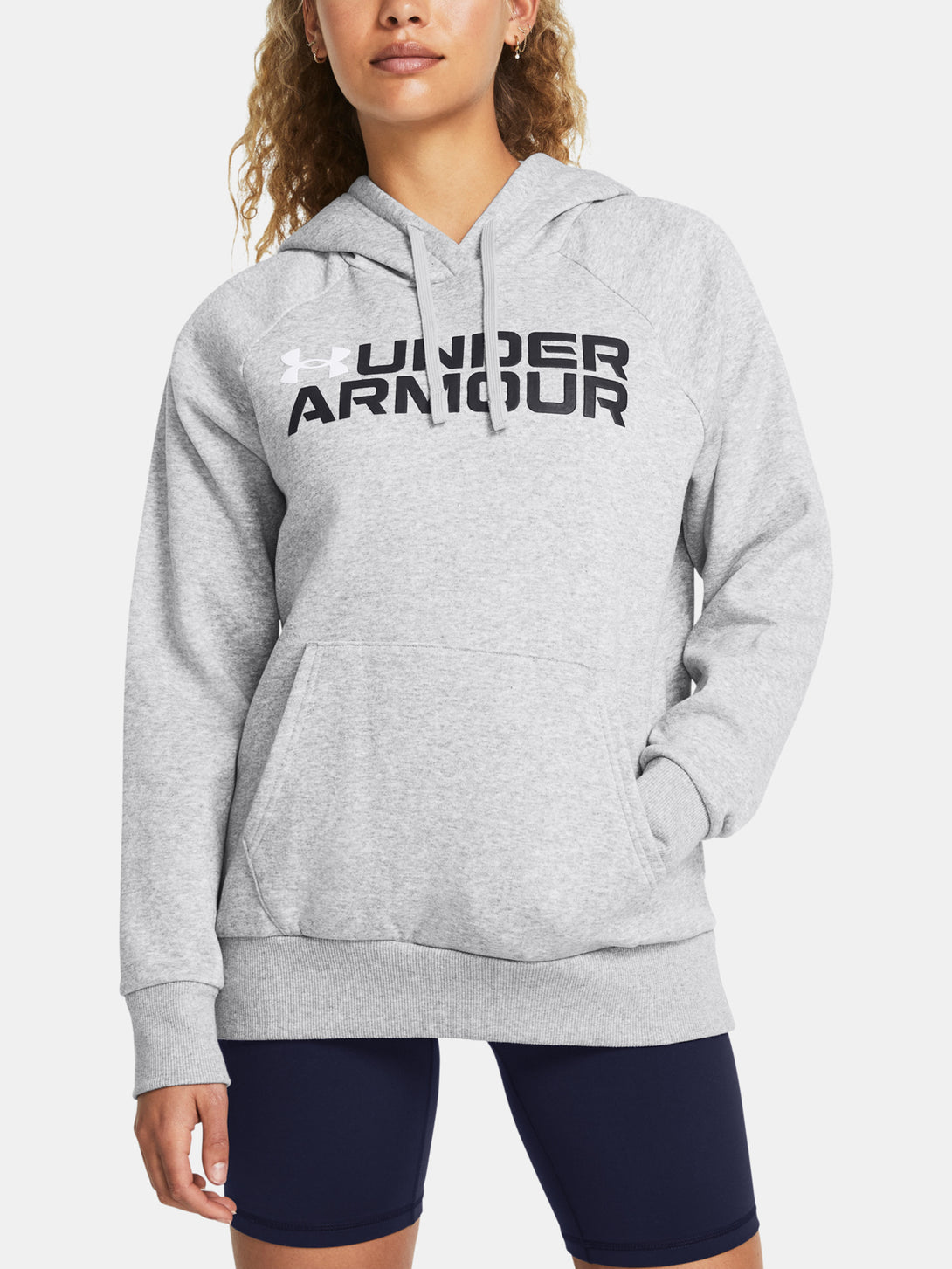 Under Armour Nõi pulóver Rival Fleece Wordmark Hoodie Pulóver