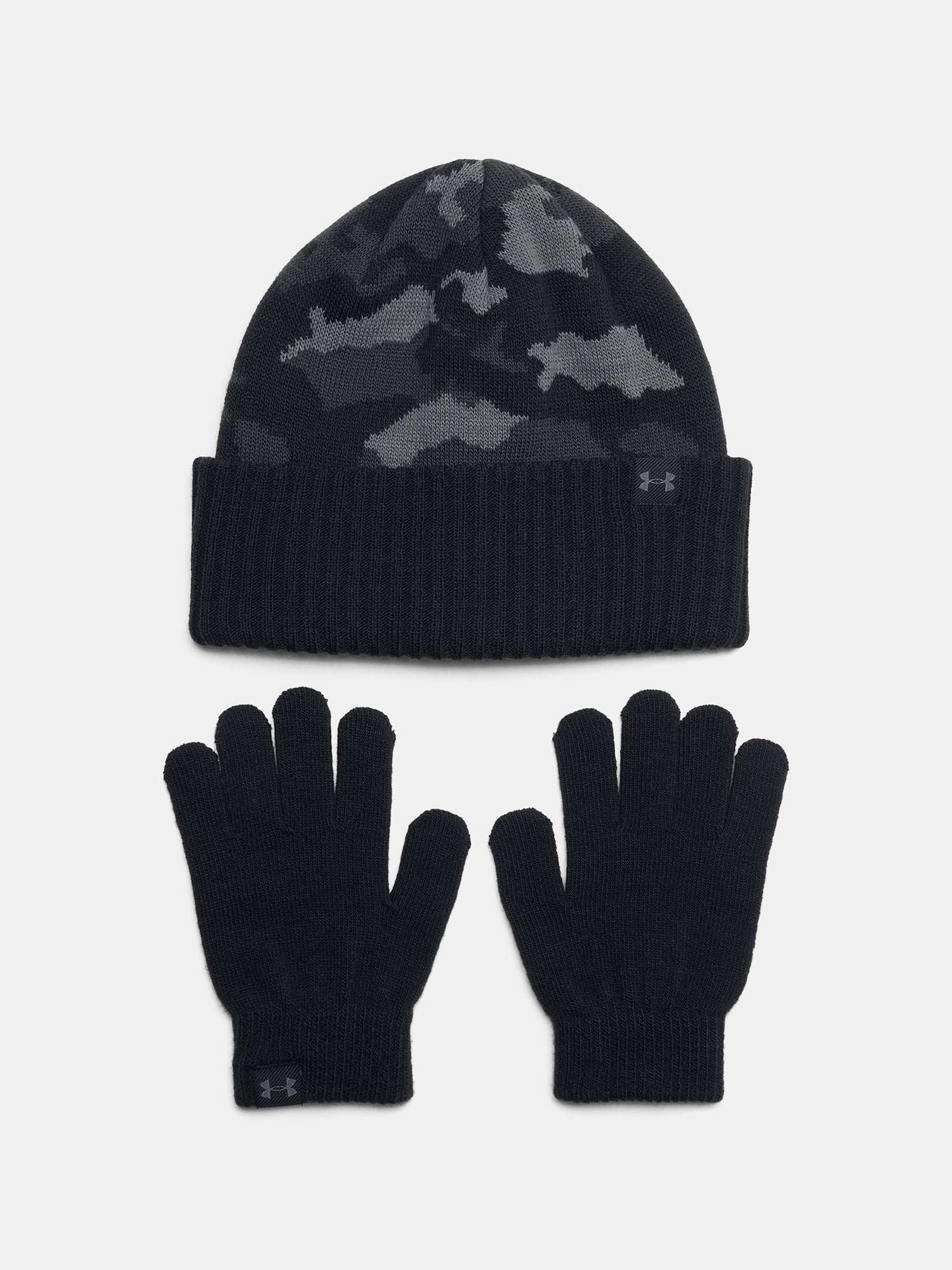 Under Armour Fiú sapka B Beanie/Glove Combo-BLK Egyéb