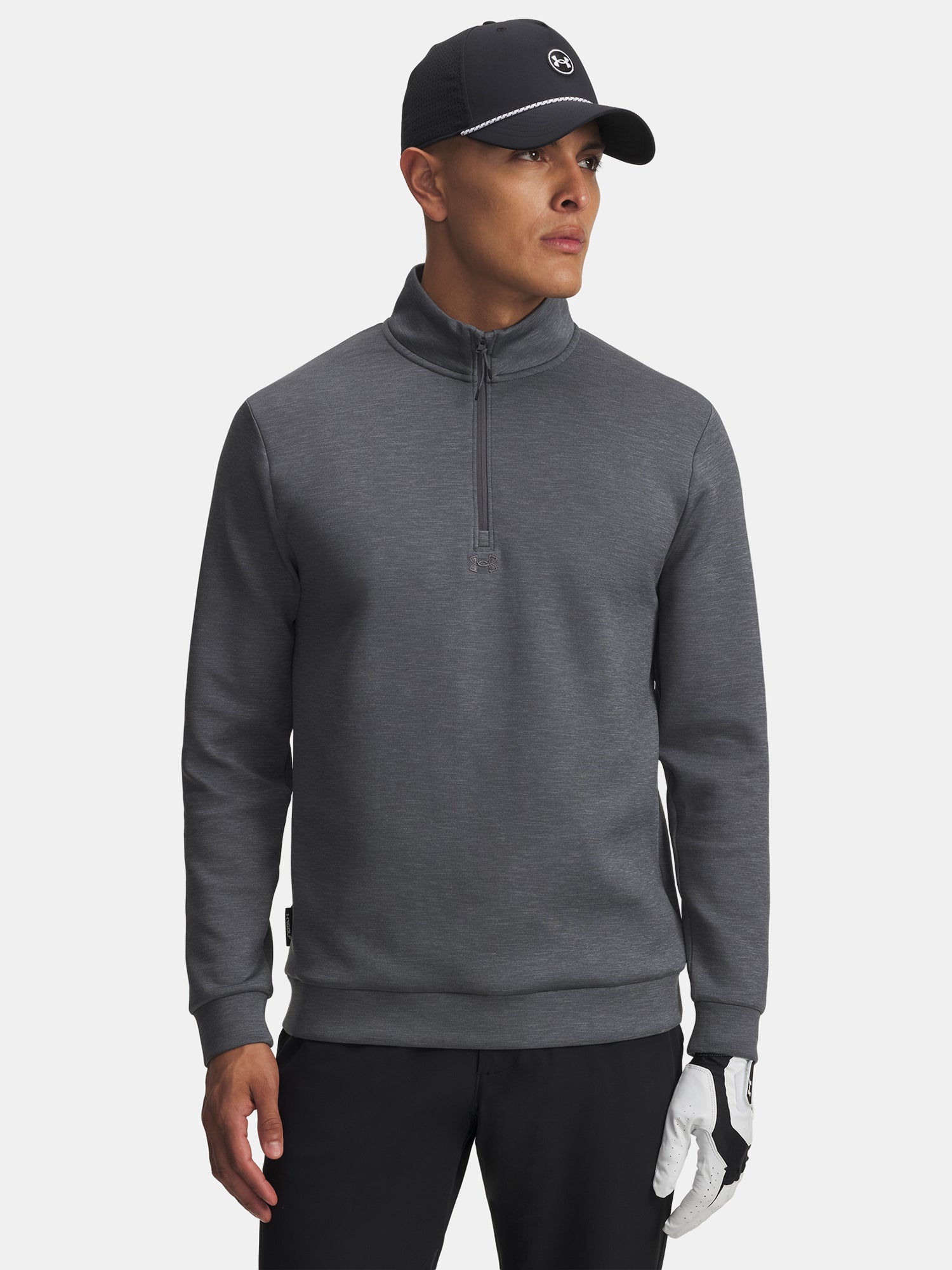 Under Armour Férfi UA Drive Midlayer -GRY Pulóver szürke