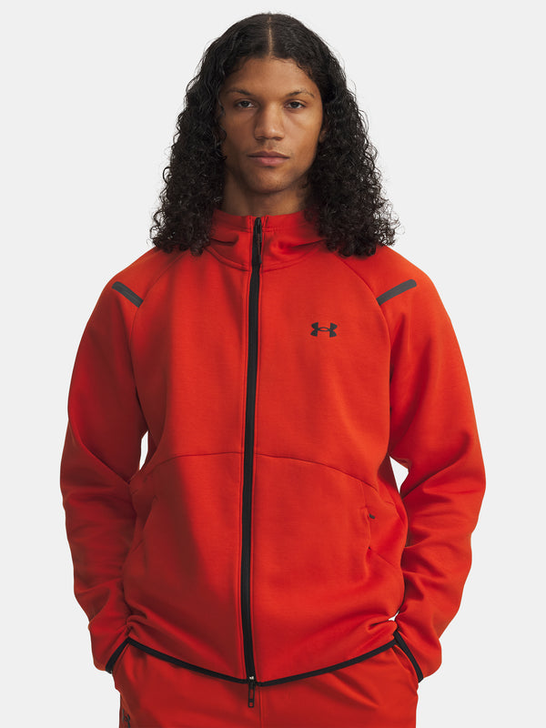 Under Armour Férfi pulóver UA Unstoppable Flc FZ HD EU-ORG Kapucnis pulóver 