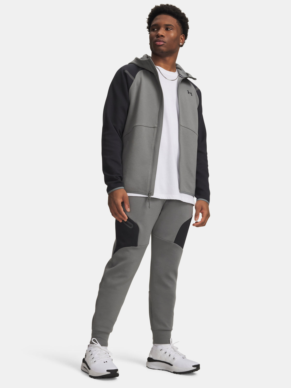 Férfi melegítõnadrág Under Armour UA Unstoppable Flc Jgr EU-GRN