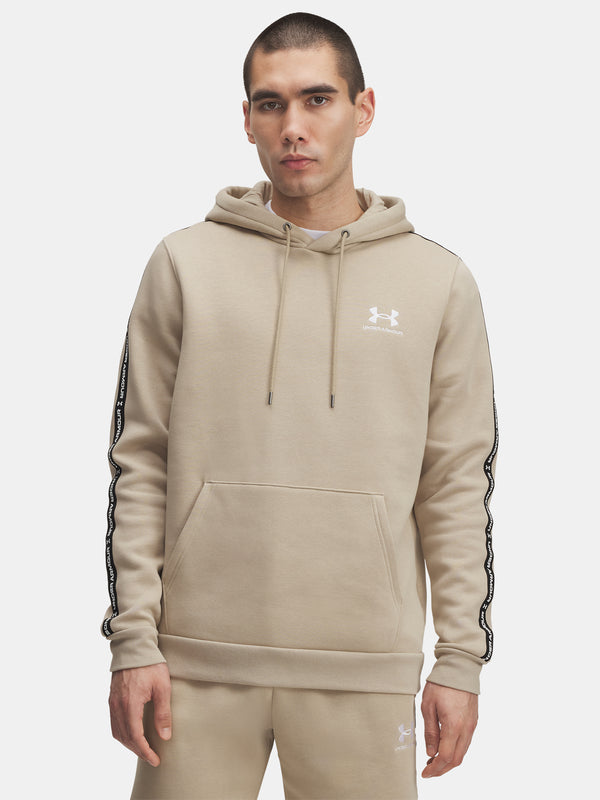 Under Armour Férfi pulóver UA Icon Fleece HD Taping-BRN Pulóver