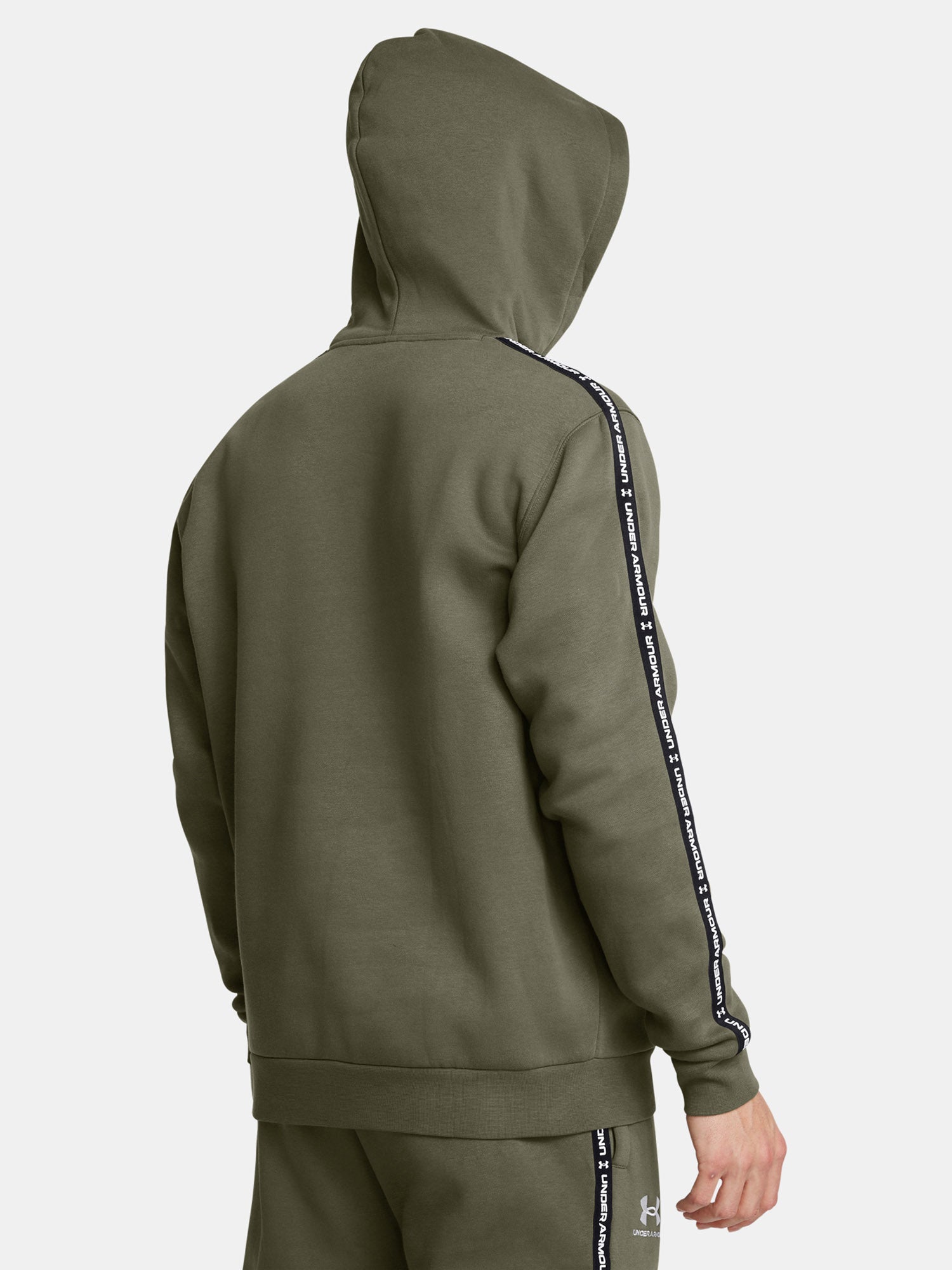 Under Armour Férfi UA Icon Fleece HD Taping Pulóver zöld