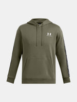 Under Armour Férfi UA Icon Fleece HD Taping Pulóver zöld