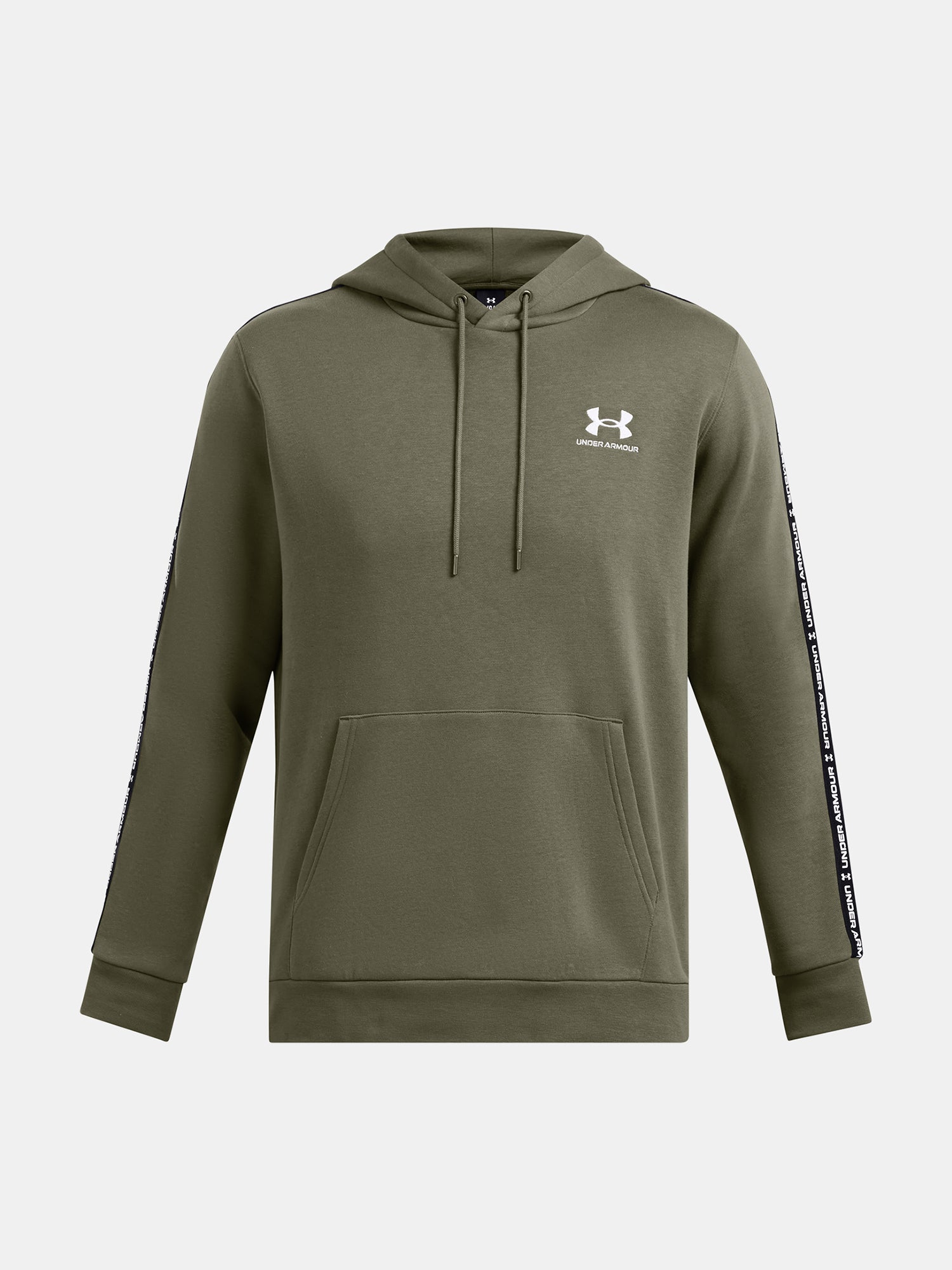 Under Armour Férfi UA Icon Fleece HD Taping Pulóver zöld