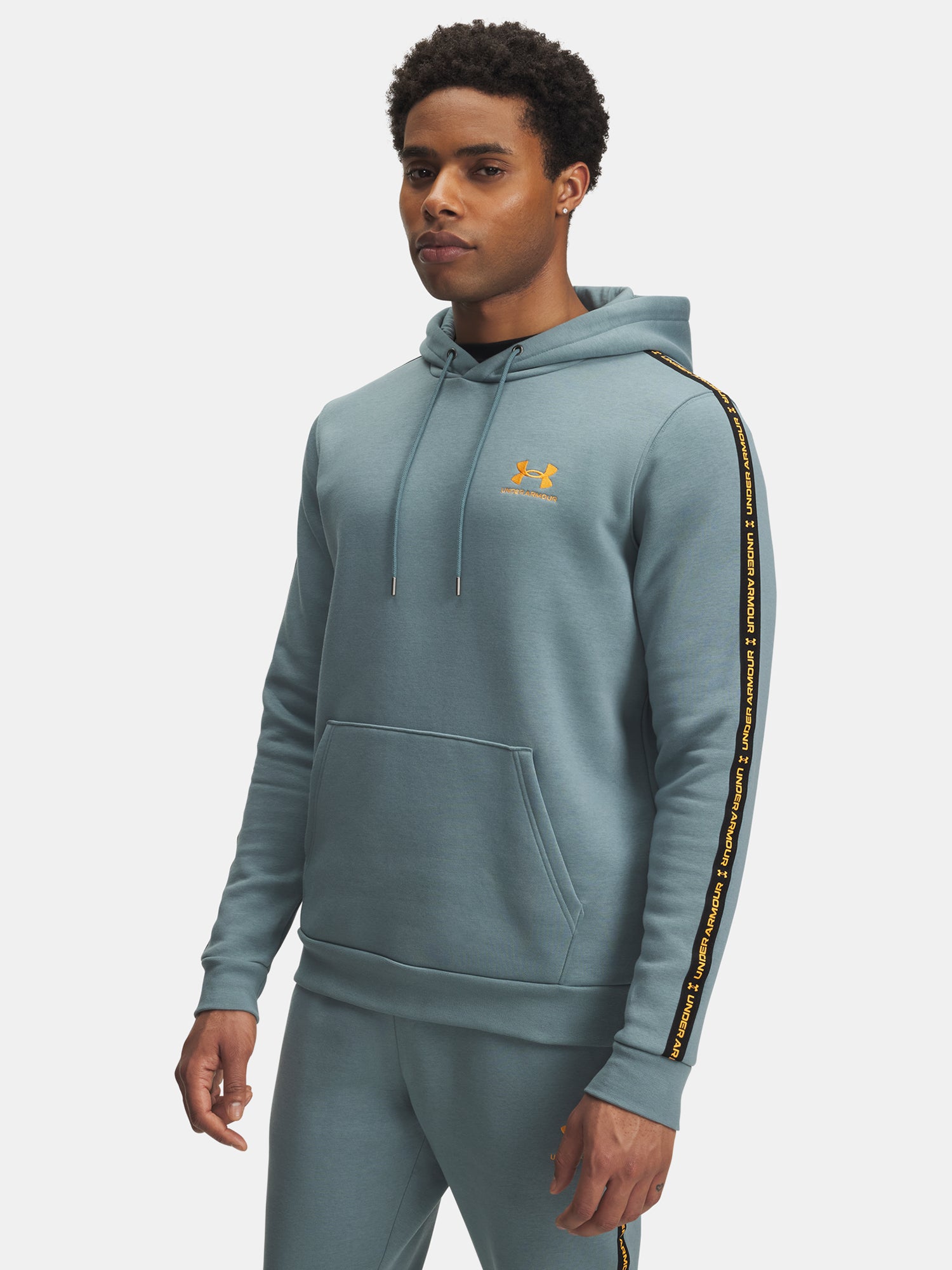Under Armour Férfi pulóver UA Icon Fleece HD Taping-BLU Pulóver