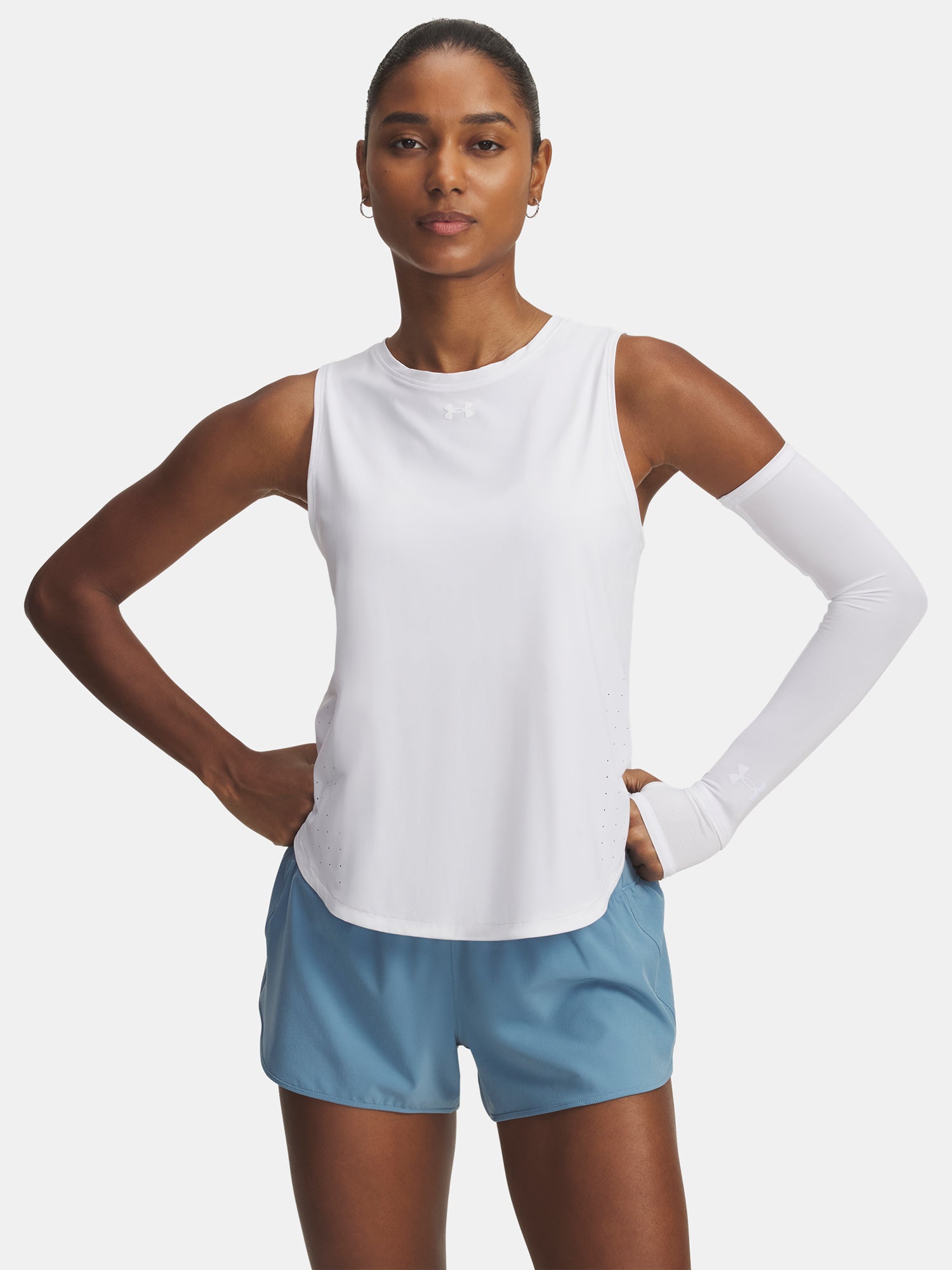 Under Armour Nõi trikó UA Launch Elite Tank-WHT Atléta