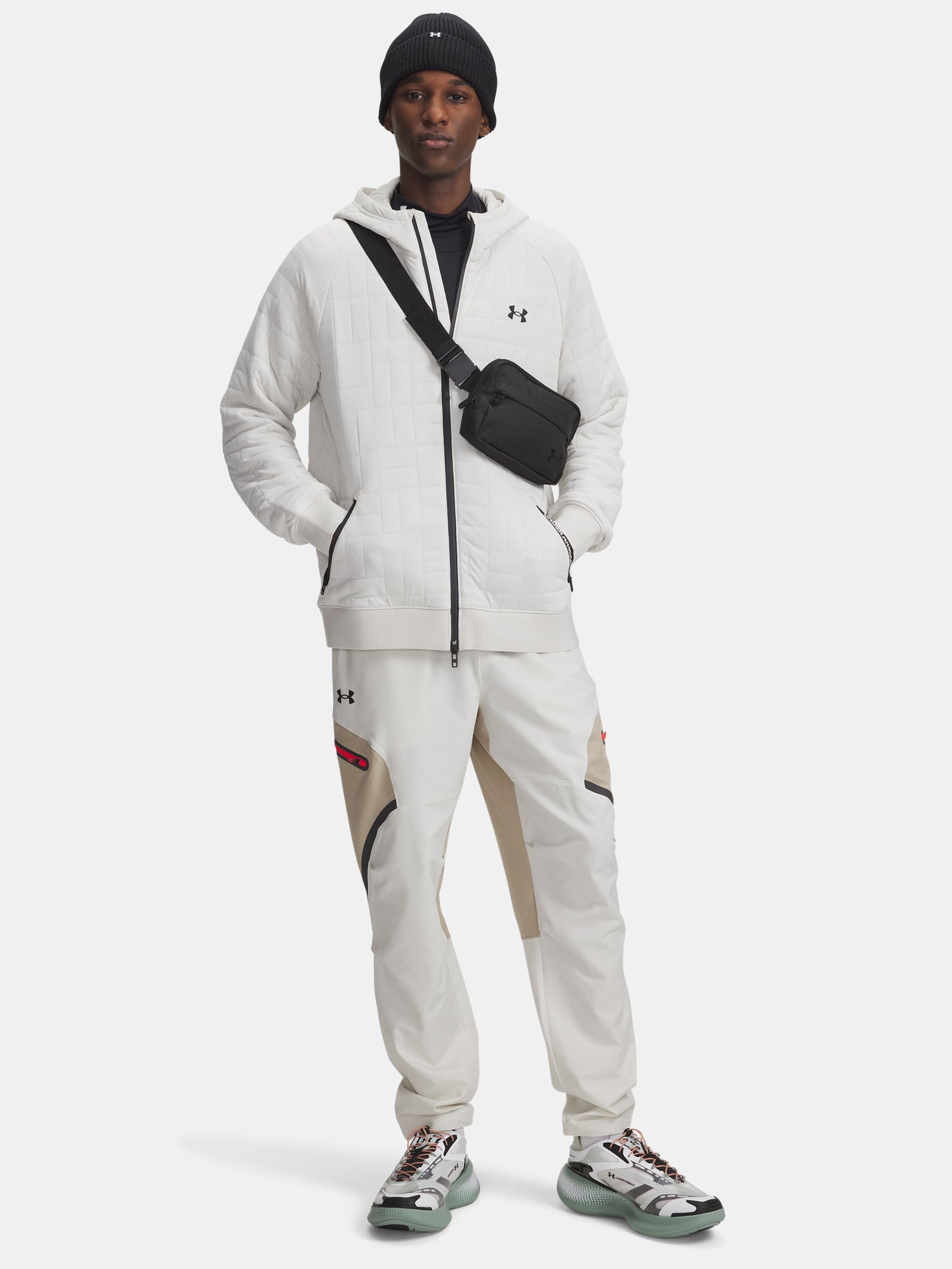 Férfi sportnadrág Under Armour UA Unstoppable Cargo Pant-WHT