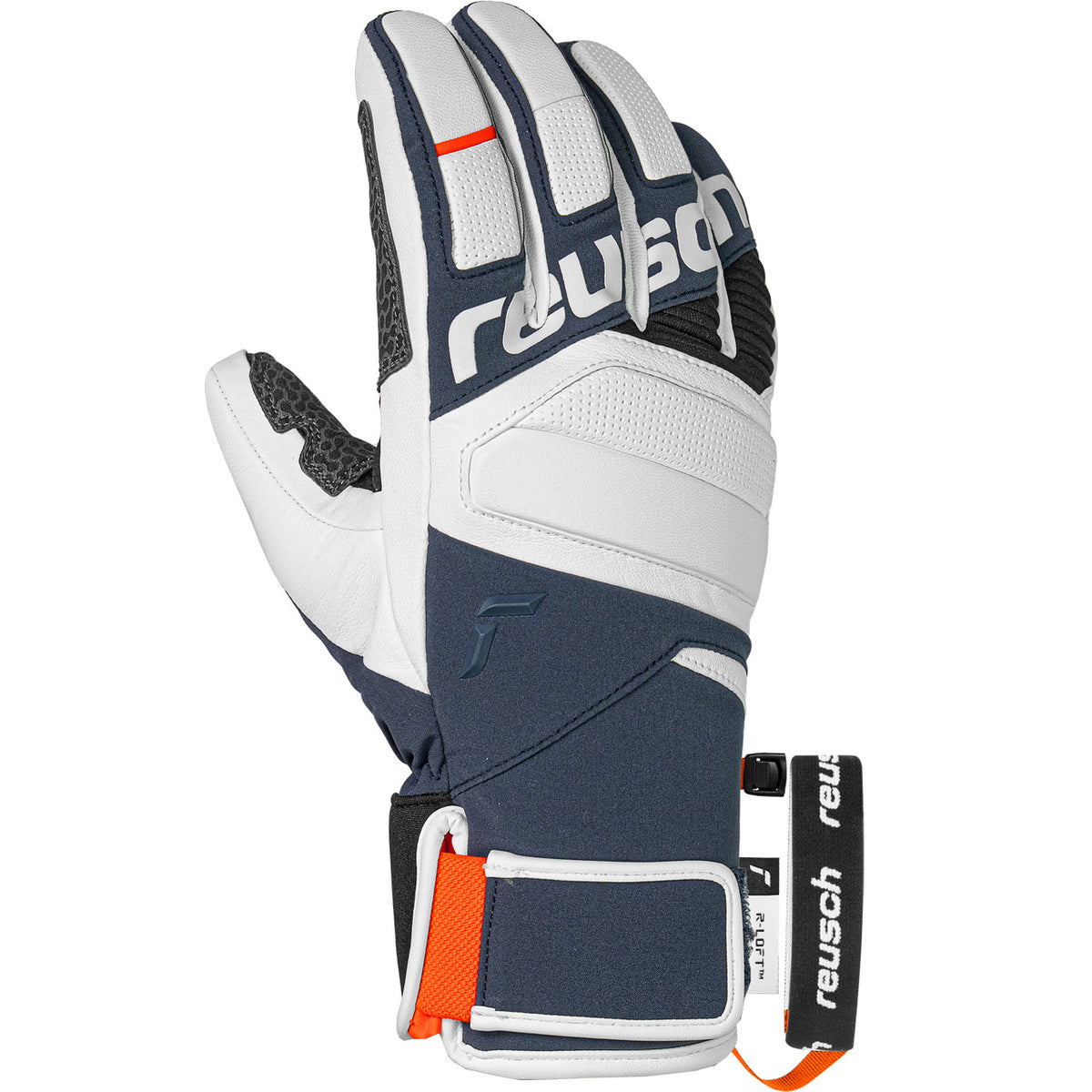 Reusch Speed Project férfi síkesztyű, fehér-sötétkék