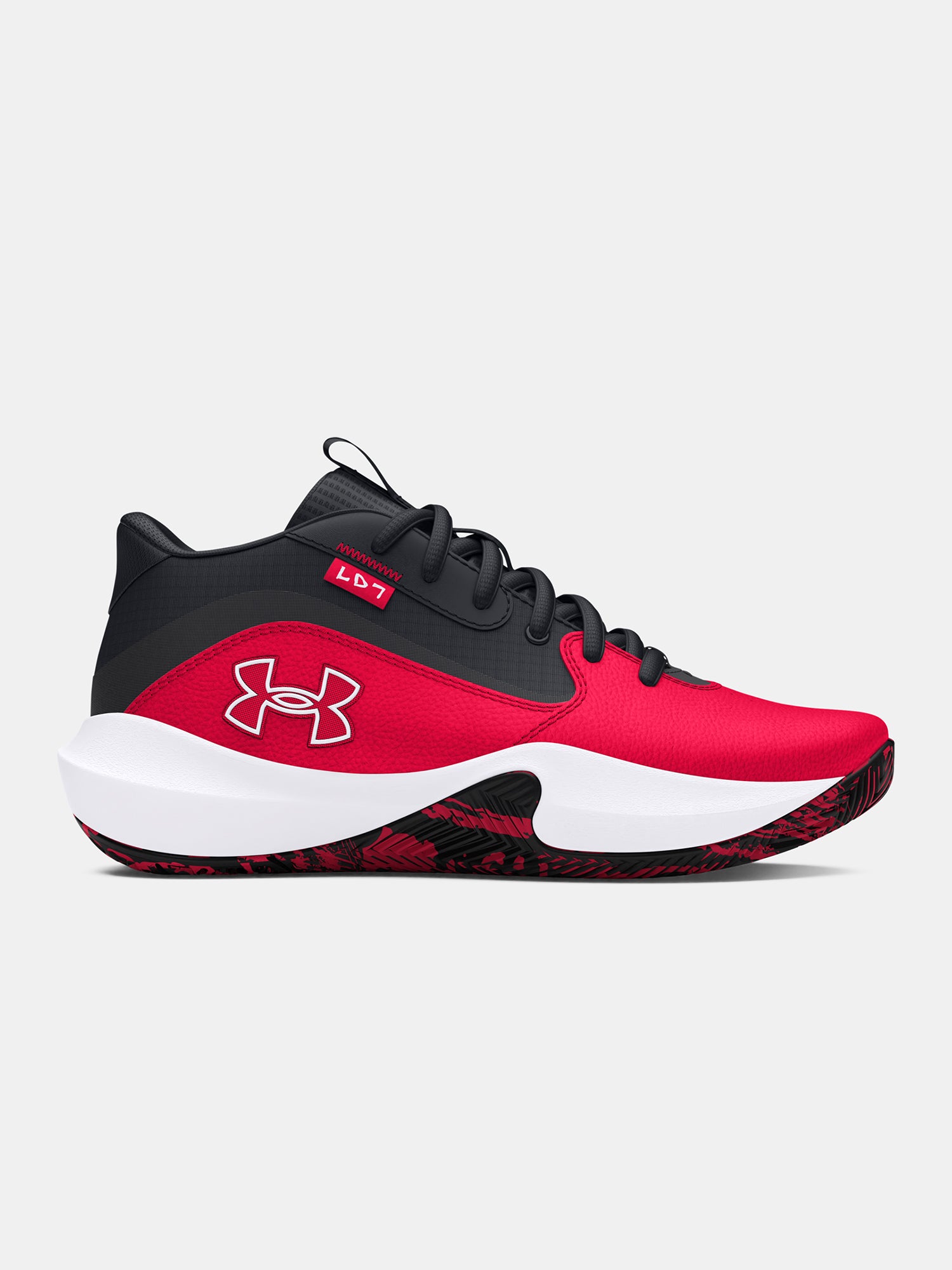 Under Armour Gyerek cipõ UA GS Lockdown 7-RED Kosárlabdacipő