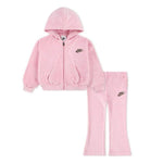 Nike_ Nkg Velour Flare Set(Haddad) Melegítő rózsaszín