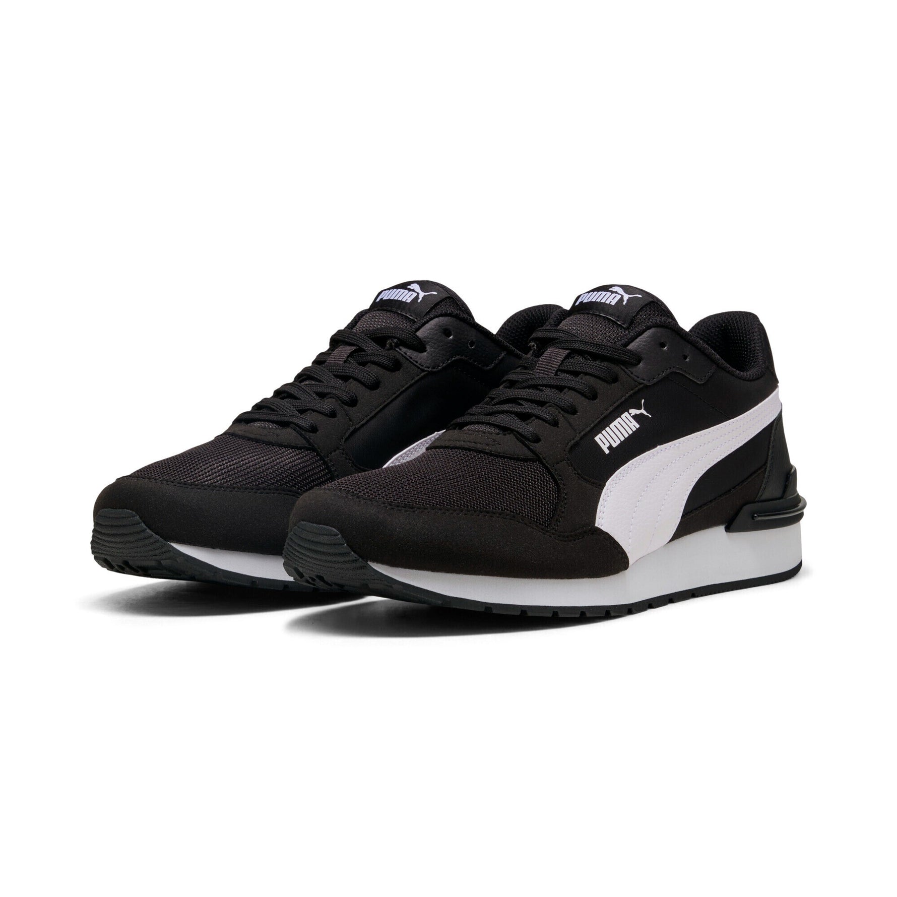 ST Runner v4 NL/ MESH PUMA Black-PUMA Wh (40474301) fekete utcai cipő