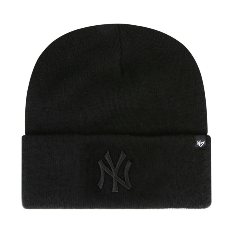 47 Brand New York Yankees Black Hat B- fekete kötött sapka B-HYMKR17ACE-BKAL15121349