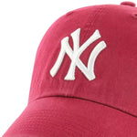 47 Brand New York Yankees Clean Up Cap bordó baseball sapka B-RGW17GWSNL-DR