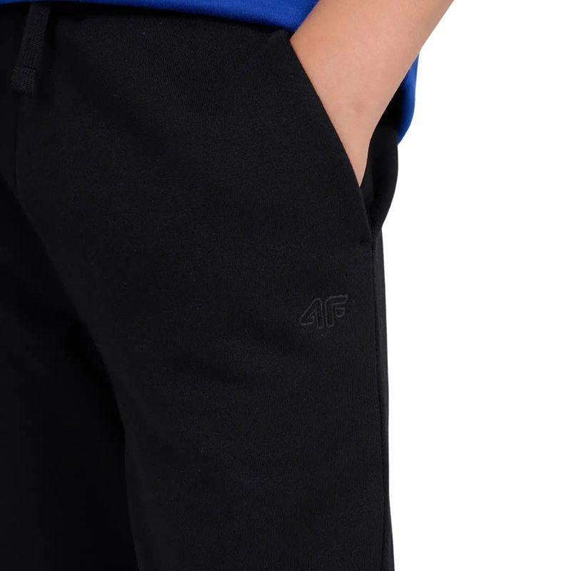 4f Boy's CAS deep black gyerek Nadrág 4FJWMM00TTROM151020S