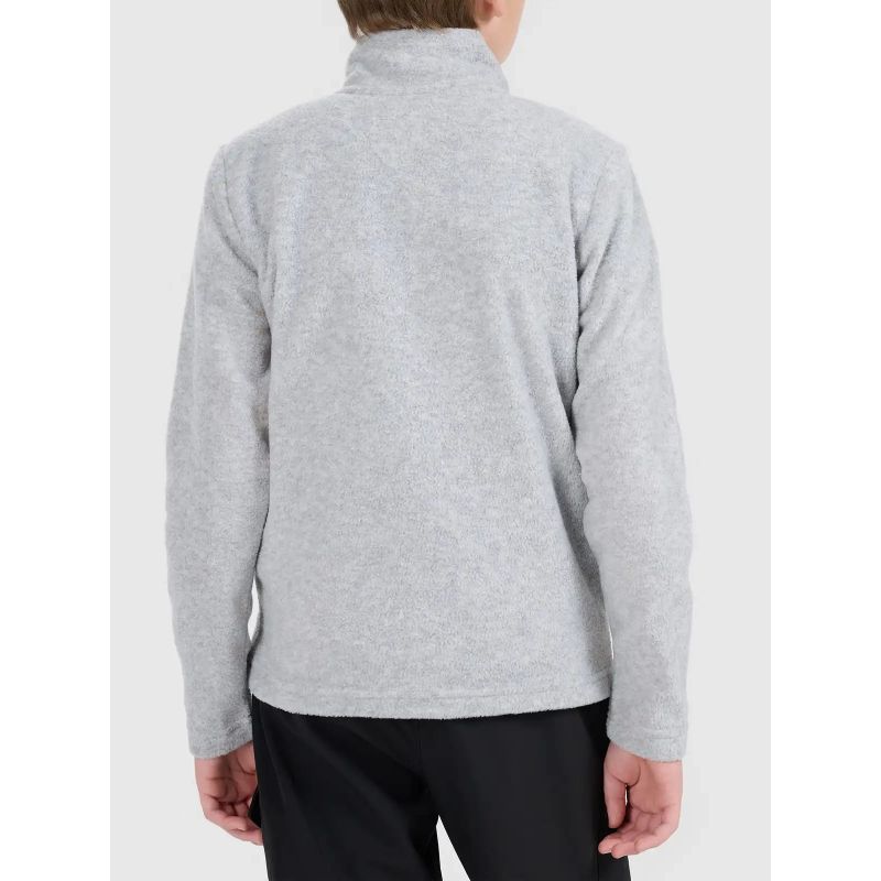 4F Boy's fleece without hood gyerek polár pulóver 4FJWMM00TFLEM493-27M