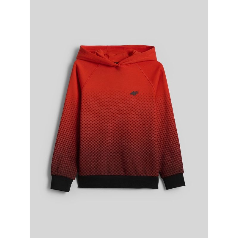4F Boy's hoodie with all-over print gyerek kapucnis pulóver