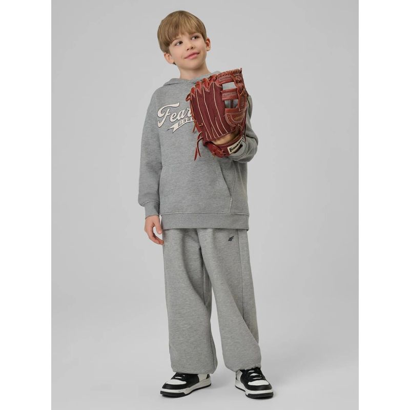 4F Boy's loose hooded sweatshirt 158/164 gyerek pulóver