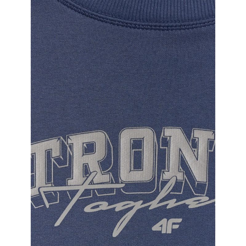 4F Boy's loose sweatshirt without hood gyerek pulóver