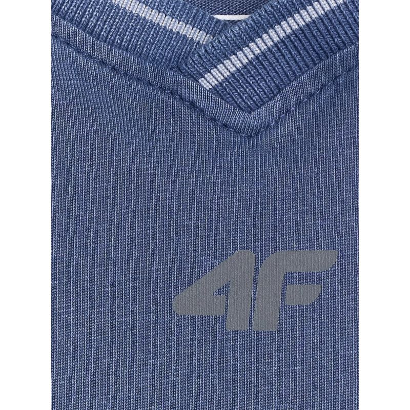 4F Boy's loose T-shirt with print 158/164 gyerek póló