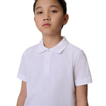 4F Boy's póló shirt M662 10S fehér gyerek galléros póló