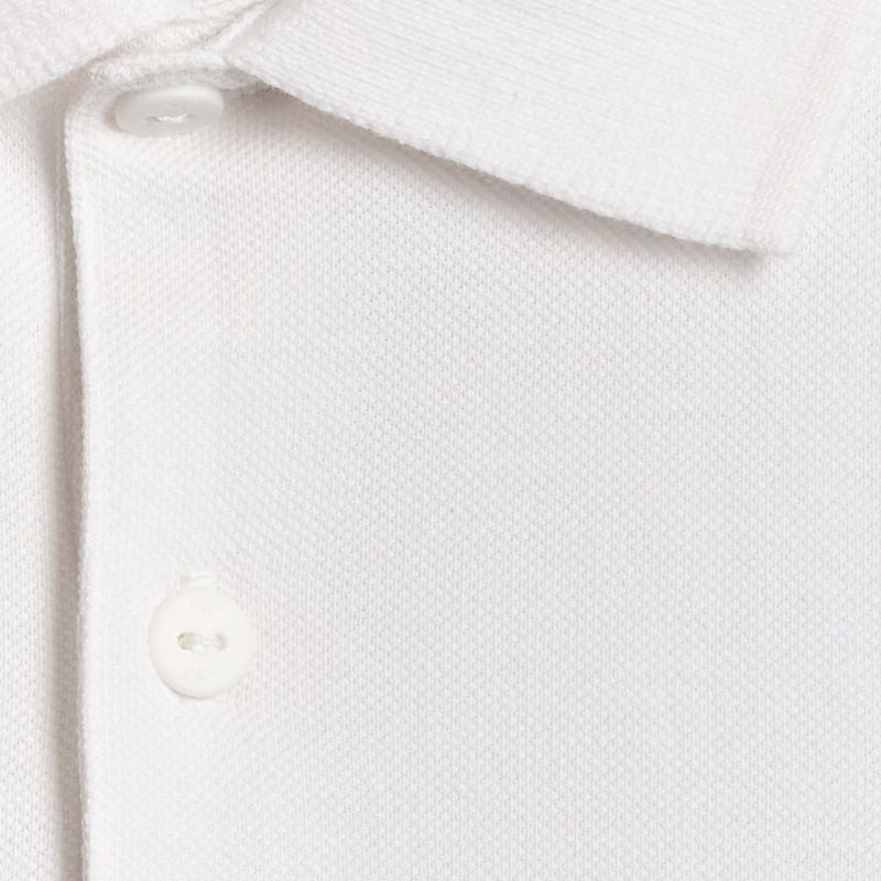 4F Boy's póló shirt M662 10S fehér gyerek galléros póló
