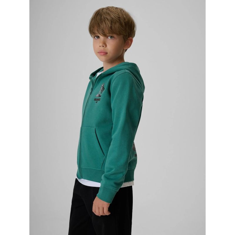 4F Boy's regular hooded sweatshirt gyerek kapucnis pulóver 4FJKAW26TSWSM3153-46S