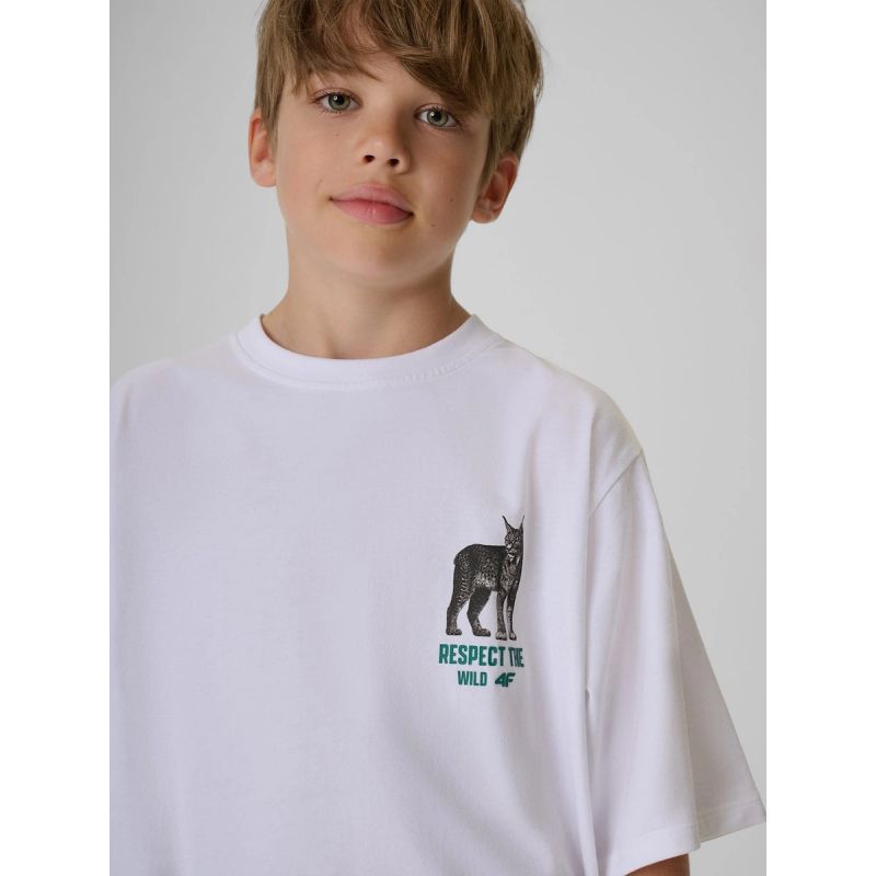 4F Boy's regular printed T-shirt gyerek póló, 158/164