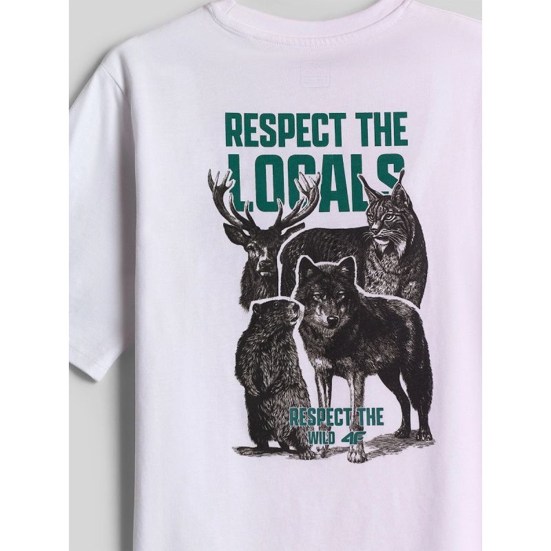 4F Boy's regular printed T-shirt gyerek póló, 158/164