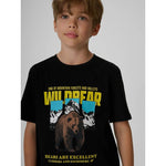 4F Boy's regular printed T-shirt gyerek póló 4FJKAW26TTSHM4456-20S