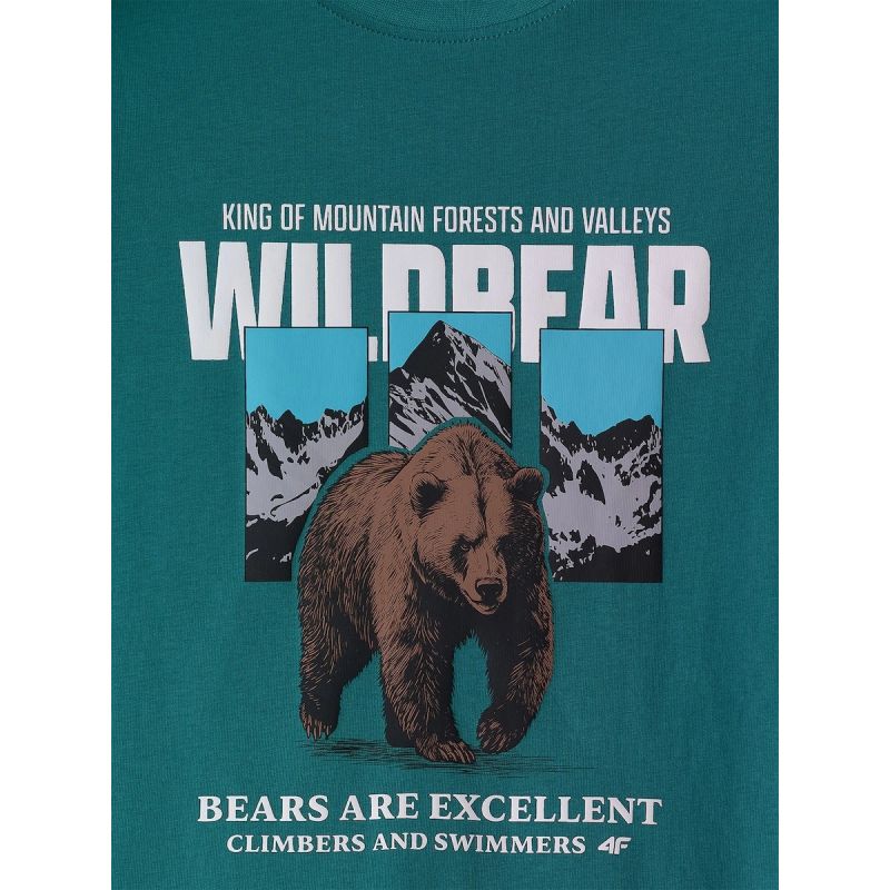 4F Boy's regular printed T-shirt gyerek póló 4FJKAW26TTSHM4456-46S