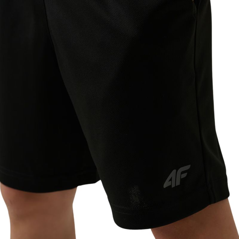 4F Boy's shorts FNK M1388 deep 20S fekete gyerek rövidnadrág 4FJWSS26TFSHM138820S