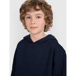 Boy's sweatshirt with hood, open, 4F gyerek kapucnis pulóver 4FJRMM00TSWSM2482-31S