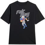4F Boy's T-shirt M3012 deep 20S fekete gyerek póló