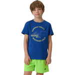 4F Boy's T-shirt M3284 cobalt 36S gyerek póló 4FJWSS26TTSHM328436S