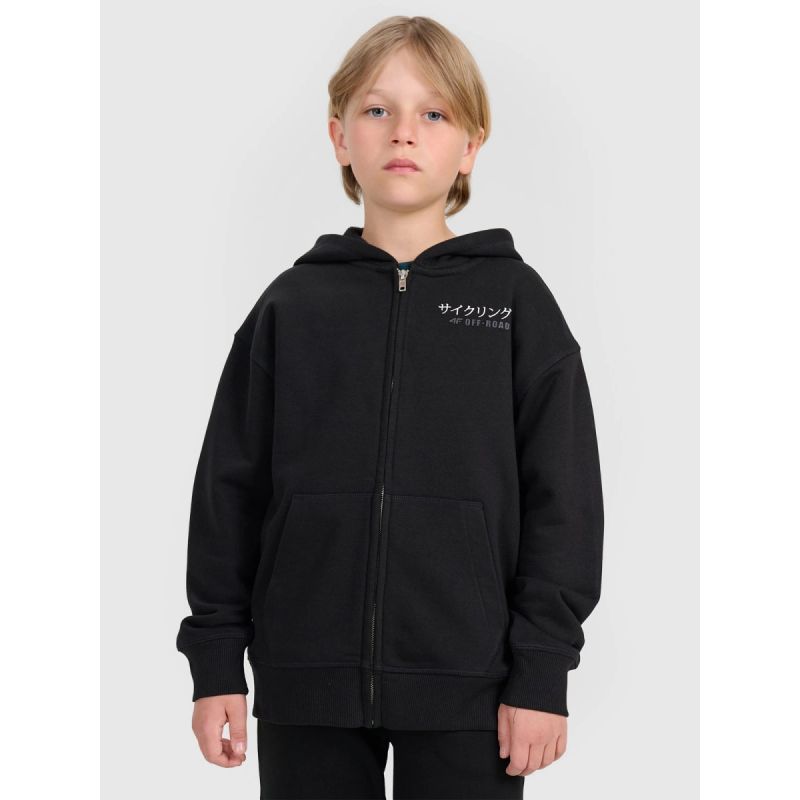 4f Boy's zip-up hoodie sweatshirt gyerek pulóver 4FJRAW25TSWSM2346-20S