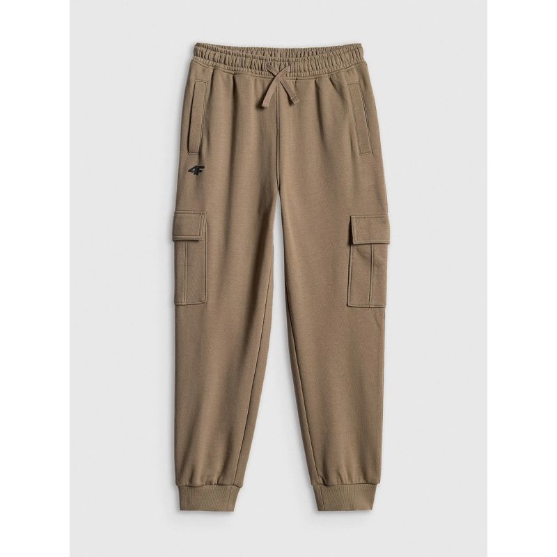 Boys' cargo sweatpants 4F gyerek