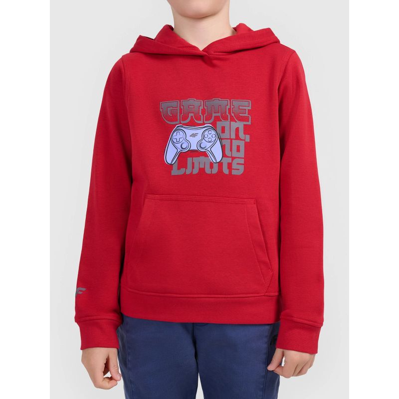 4F Boys’ Hoodie with Print gyerek kapucnis pulóver