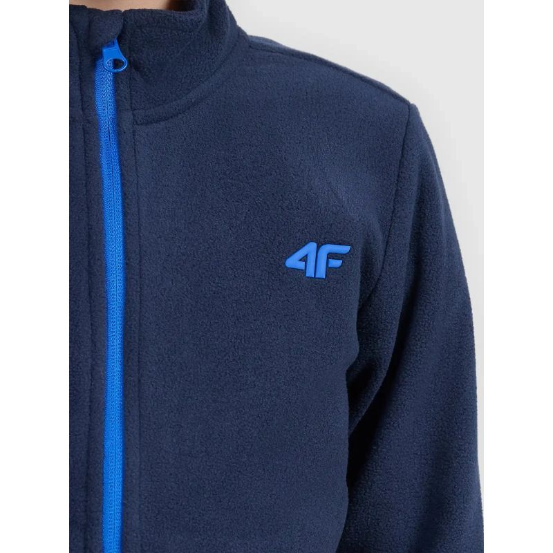 4F Boys' Hoodless Fleece gyerek polár pulóver