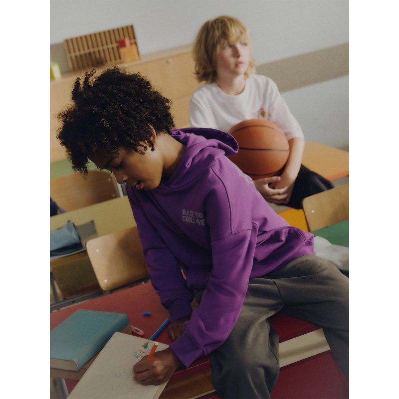 4F Boys’ Loose-Fit Hooded Sweatshirt gyerek kapucnis pulóver, 158/164